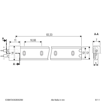 EVN LED-Strip IP67     ICSB672430283025M 