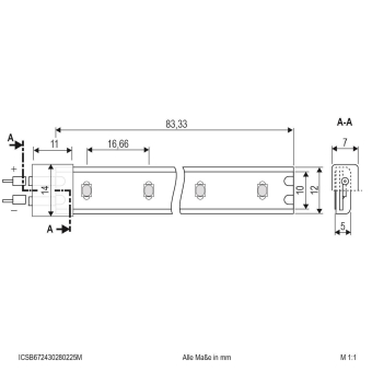 EVN LED-Strip IP67     ICSB672430280225M 