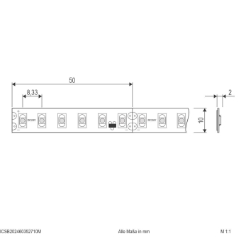 EVN LED-Strip IP20     ICSB202460352710M 