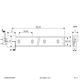 EVN LED-Strip IP67 24V/DC ICSB6724302804 