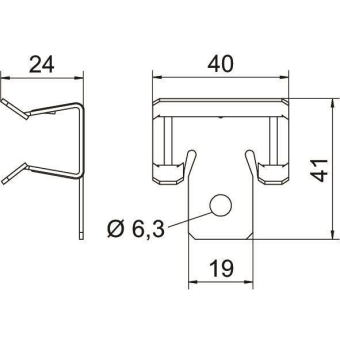 OBO SCVH 15-20 Trägerklammer 