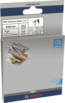 Bosch Scheibenbürste Edelst.  2608622123 