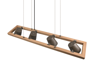 TRIO Pendelleuchte BELL 4-fl   301900467 