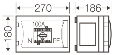 HENS ENYSTAR-Lastschaltergehäuse FP 5102 