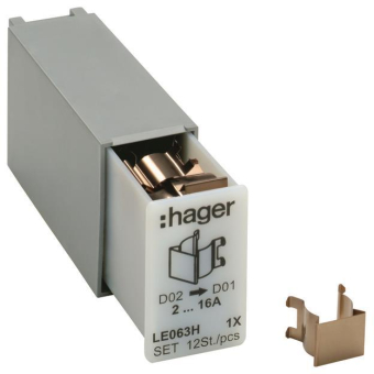 Hager Haltefederset f.L063M       LE063H 