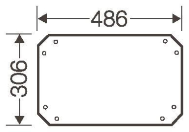 HENS ENYSTAR-Montageplatte aus  FP MP 40 