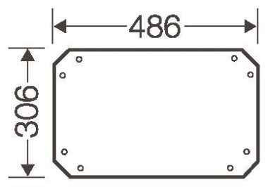HENS ENYSTAR-Montageplatte aus  FP MP 40 