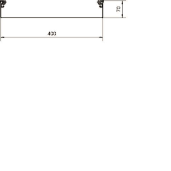 Hager Aufbodenkanal-Unterteil AKU4000701 