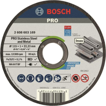 Bosch Trennscheibe gerade     2608603169 