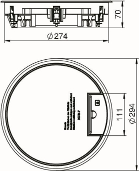 OBO GESRA7 10U Geräteeinsatz 