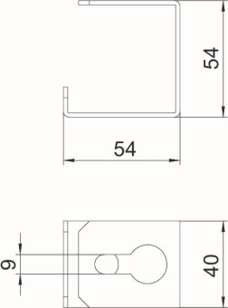 OBO BSKM-BD 0711 Installationsbügel 