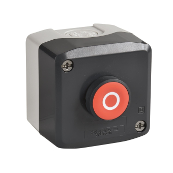 GS Gehäuse, +1Taster, FL rot     XALD112 