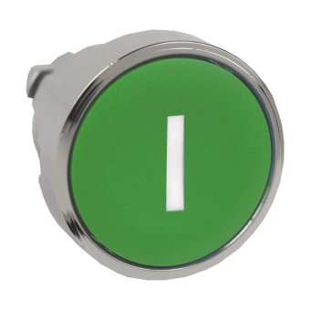 GS Drucktaster rund D grün mit  ZB4BA331 
