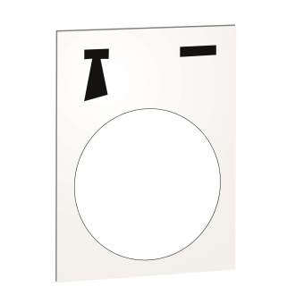 GS Schild 30x40mm              ZB2BY4935 