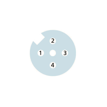 LED2WORK Sensorkabel 4p TPE    201100-06 