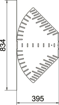 OBO RB W 840 FS Bogen winkelverstellbar 