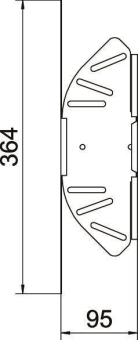 OBO RB W 810 FS Bogen winkelverstellbar 