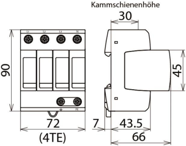 DEHN ÜS-Ableiter DEHNguard  DG M TNS 150 