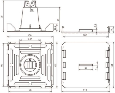 DEHN Dachleitungshalter           253030 
