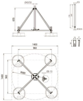 Dehn 107490 VBS KB  VBS KB D50 RA680 V2A 