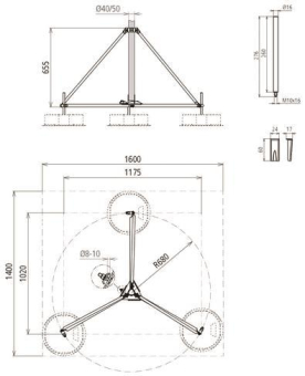 Dehn 107390 DBS KB  DBS KB D50 RA680 V2A 