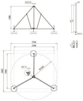 Dehn 107391 DBS KB DBS KB D50 RA1330 V2A 