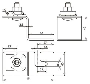 DEHN Dachleitungshalter           223020 