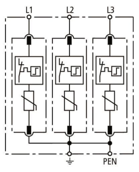Dehn Überspannungsableiter  DG M TNC 150 