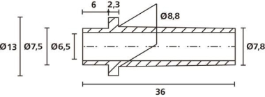 Hellermann HV2103-PVC-FR-BK(1000) 