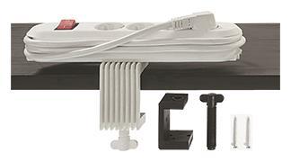 Bachmann Schraubhalterung weiß f 919.273 