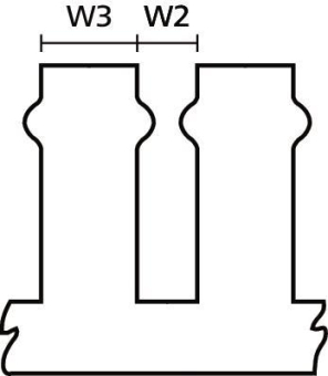 Hellermann HTWD-PW-150x100-PVC-GY 