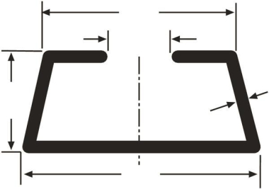 Hellermann DELTA-6-ST-ML 35x18 ungelocht 