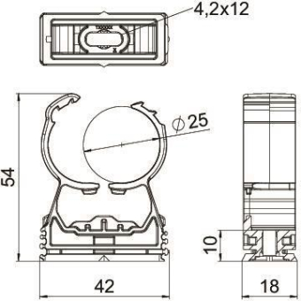 OBO PQ-25 LGR proQuick-Schelle 24-28mm 