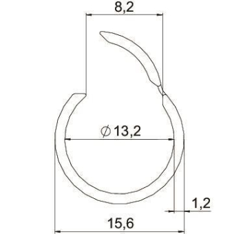 OBO 2953 M16 RW Quick-Pipe M16 PVC 