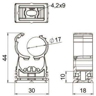 OBO PQ-17 LGR proQuick-Schelle 16-20mm 