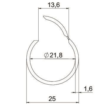 OBO 2953 M25 LGR Quick-Pipe M25 PVC 