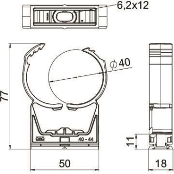 OBO PQ-40 LGR proQuick-Schelle 