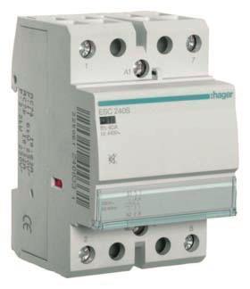 Hager Installationsschütz 40A    ESC240S 