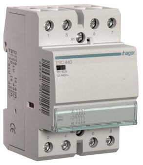 Hager Installationsschütz 40A     ESC440 