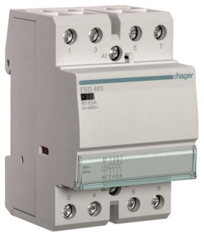 Hager Installationsschütz 63A     ESD463 
