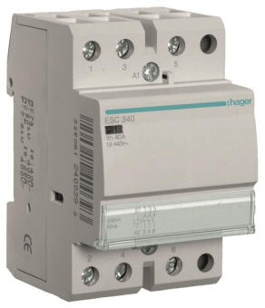 Hager Installationsschütz 40A     ESC340 