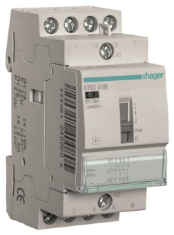 Hager Installationsrelais 16A     ERD418 