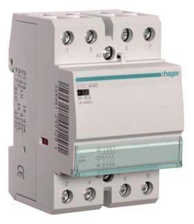 Hager Installationsschütz 40A     ESC440 