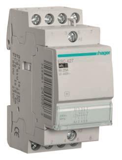 Hager Installationsschütz 25A     ESC427 