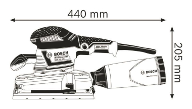 Bosch GSS 280 AVE 114x182mm   0601292902 