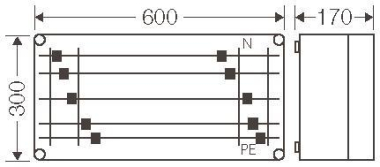 Hensel Mi-Wandlergehäuse         Mi 2446 