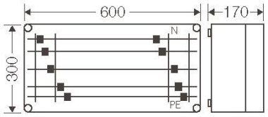 Hensel Mi-Wandlergehäuse         Mi 2446 