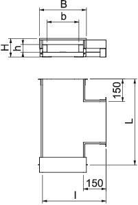 OBO BSKH-FT090521 T-Stück f.BSKH I90/E30 