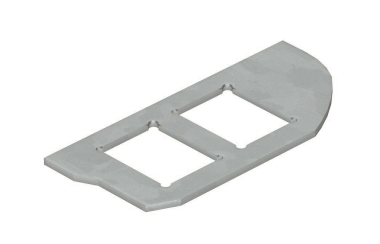 OBO MPRM2 2C Montageplatte m.2xLochbild 