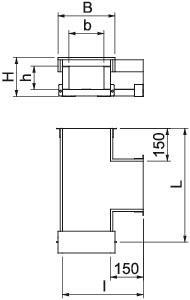 OBO BSKH-FT091016 T-Stück f.BSKH I90/E30 